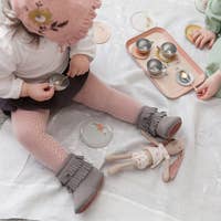 Gray Cozy Boot with Waterproof Soft Sole