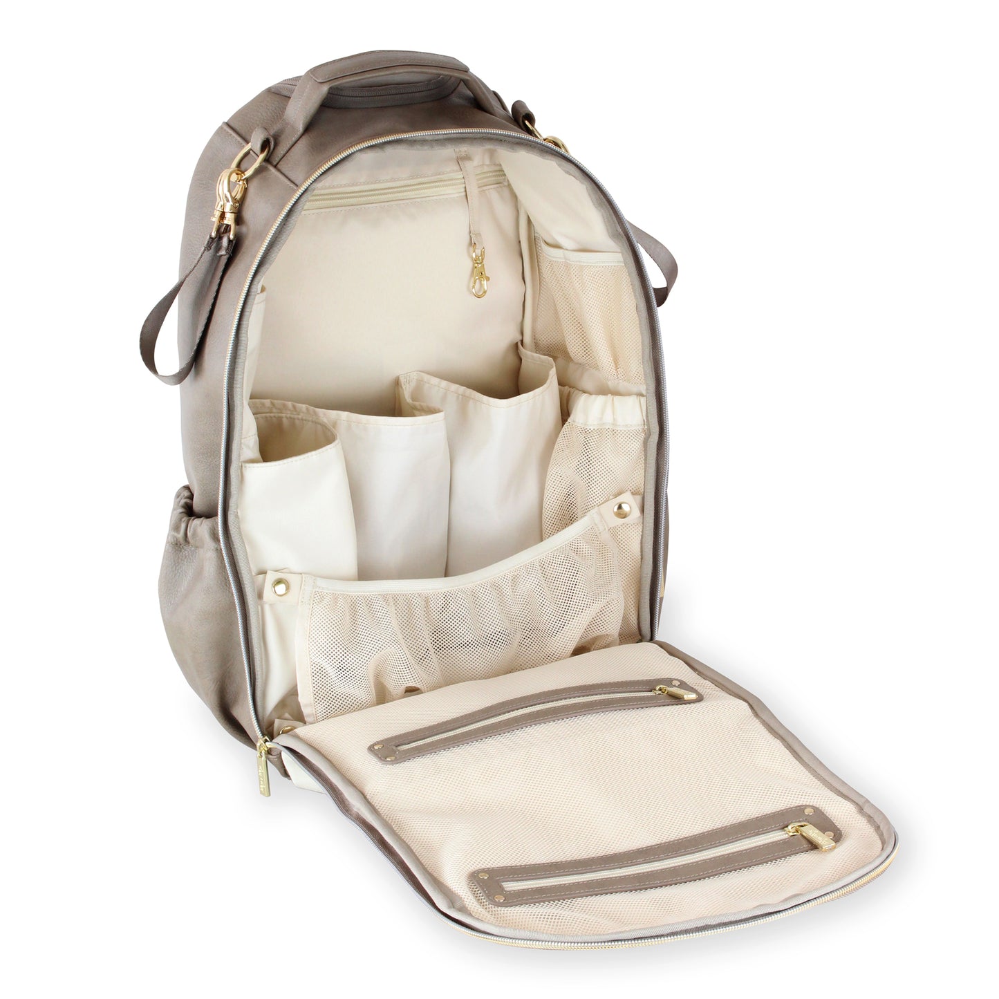 Itzy Ritzy Boss Backpack - Vanilla Latte
