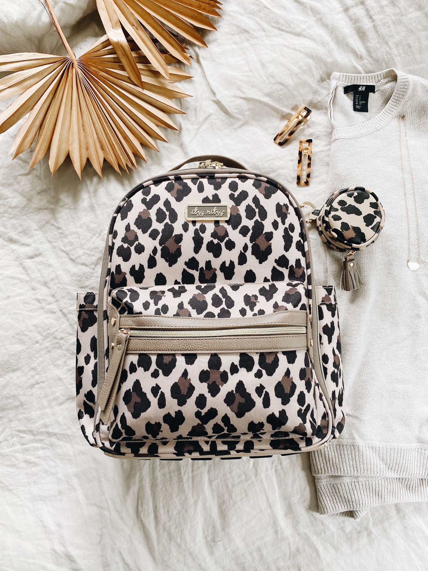 Itzy Mini Diaper Bag Backpack - Leopard