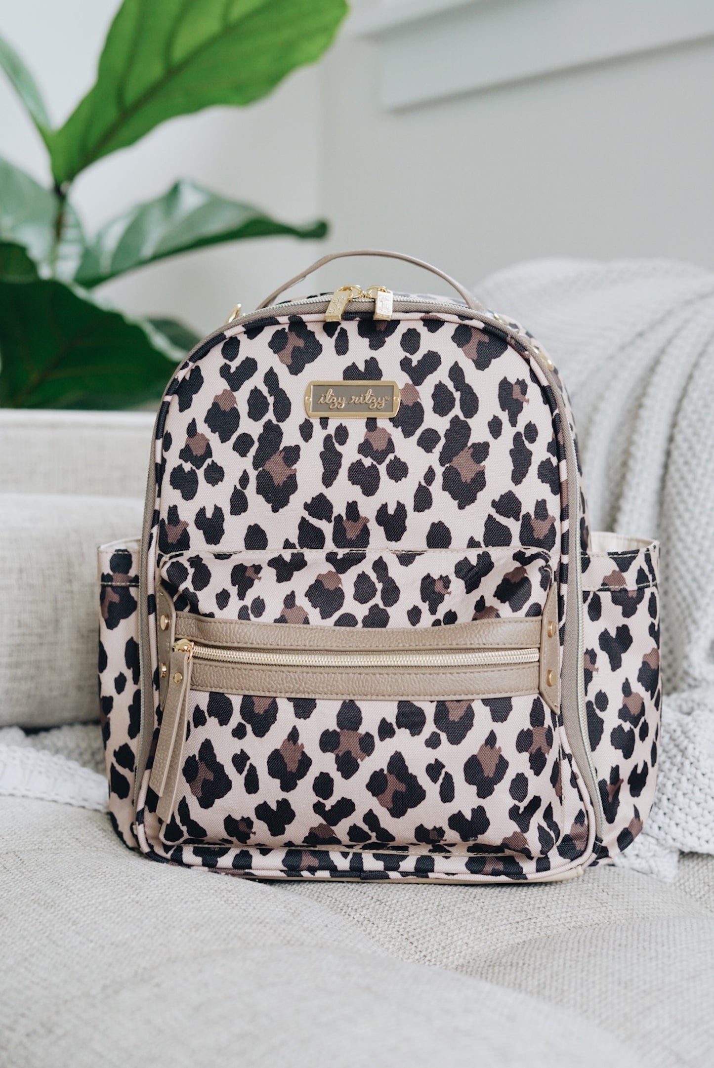 Itzy Mini Diaper Bag Backpack - Leopard