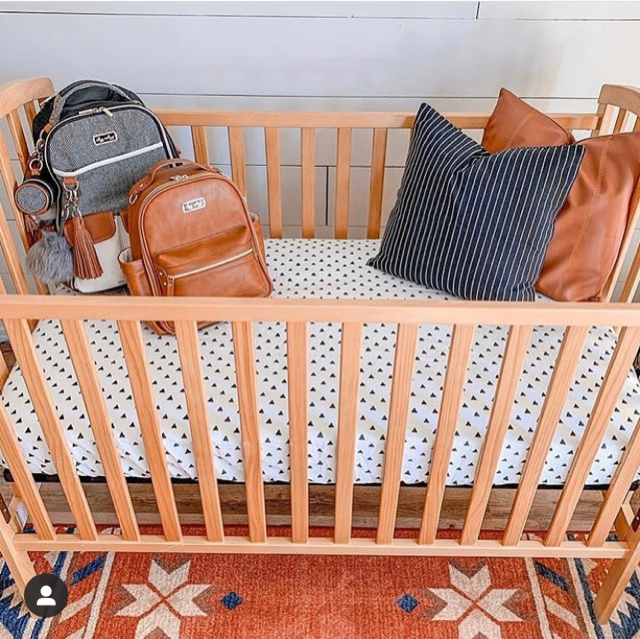 Itzy Mini Diaper Bag Backpack - Cognac