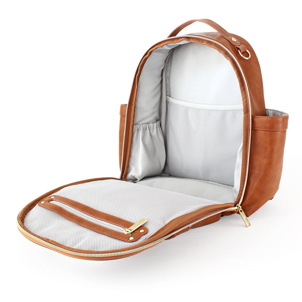 Itzy Mini Diaper Bag Backpack - Cognac