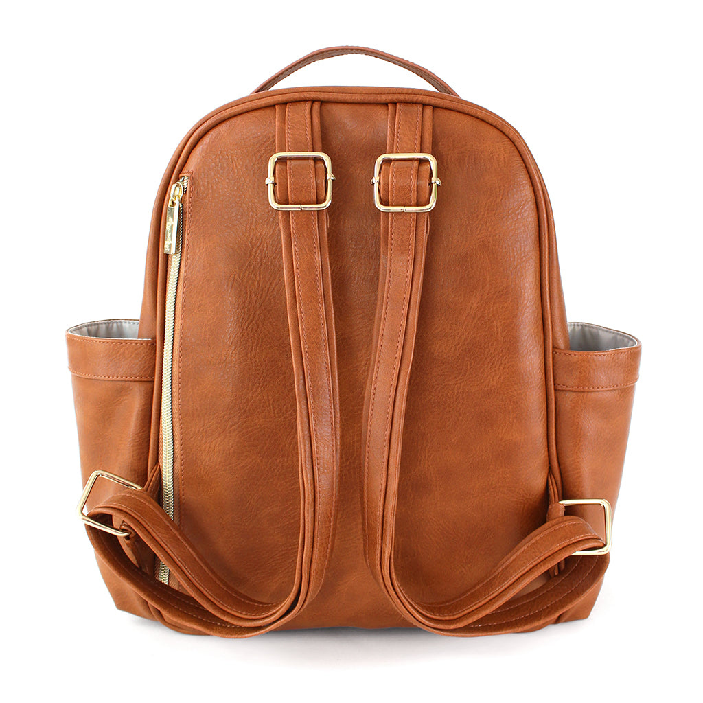 Itzy Mini Diaper Bag Backpack - Cognac