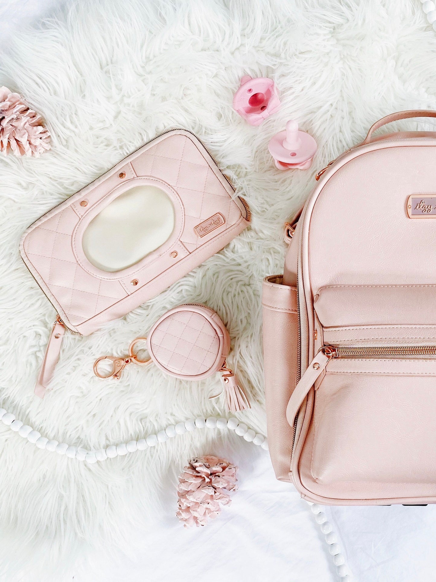 Sweetie Soother Pacifier Set - Pink Bows