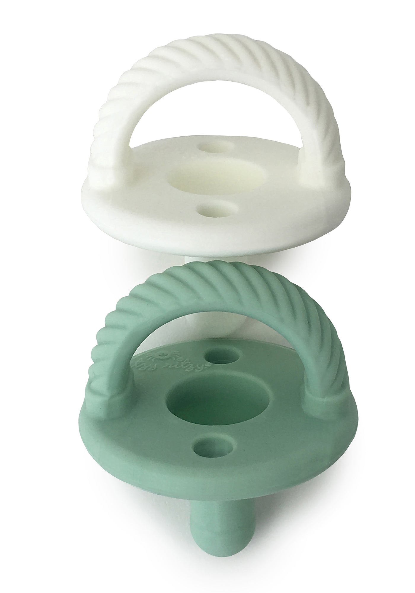 Sweetie Soother Pacifier Set - Mint + White
