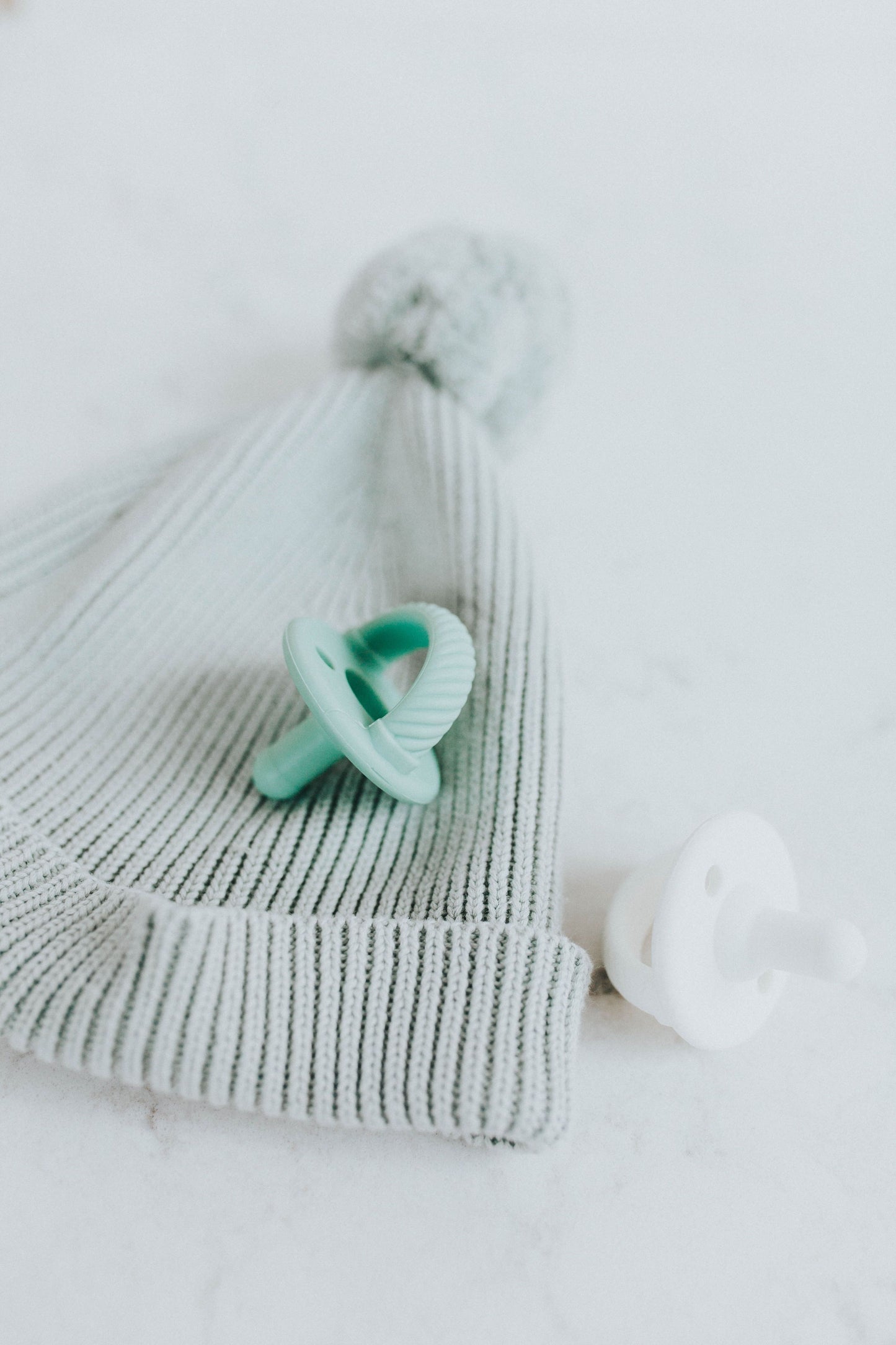 Sweetie Soother Pacifier Set - Mint + White
