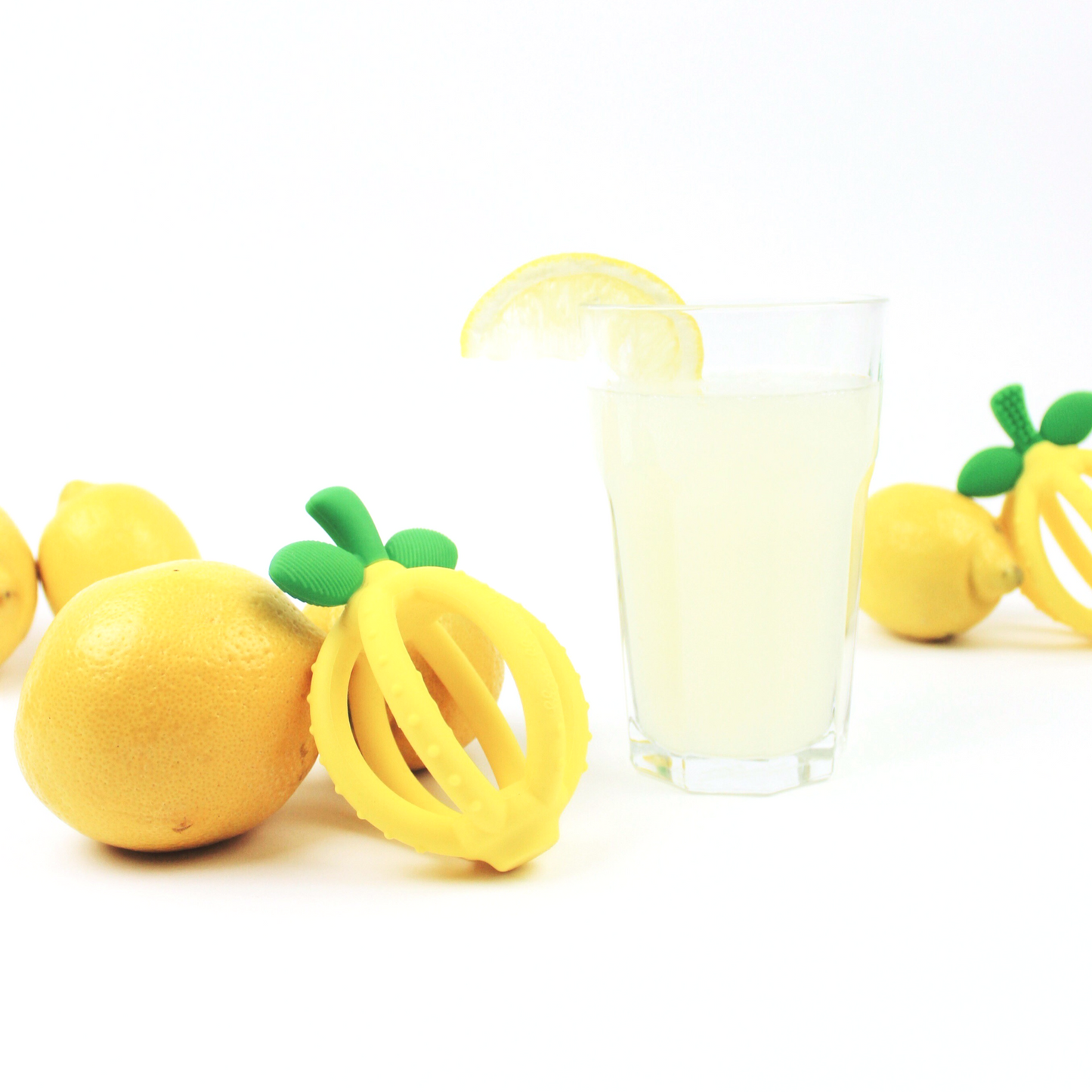 Bitzy Biter Teething Ball - Lemon