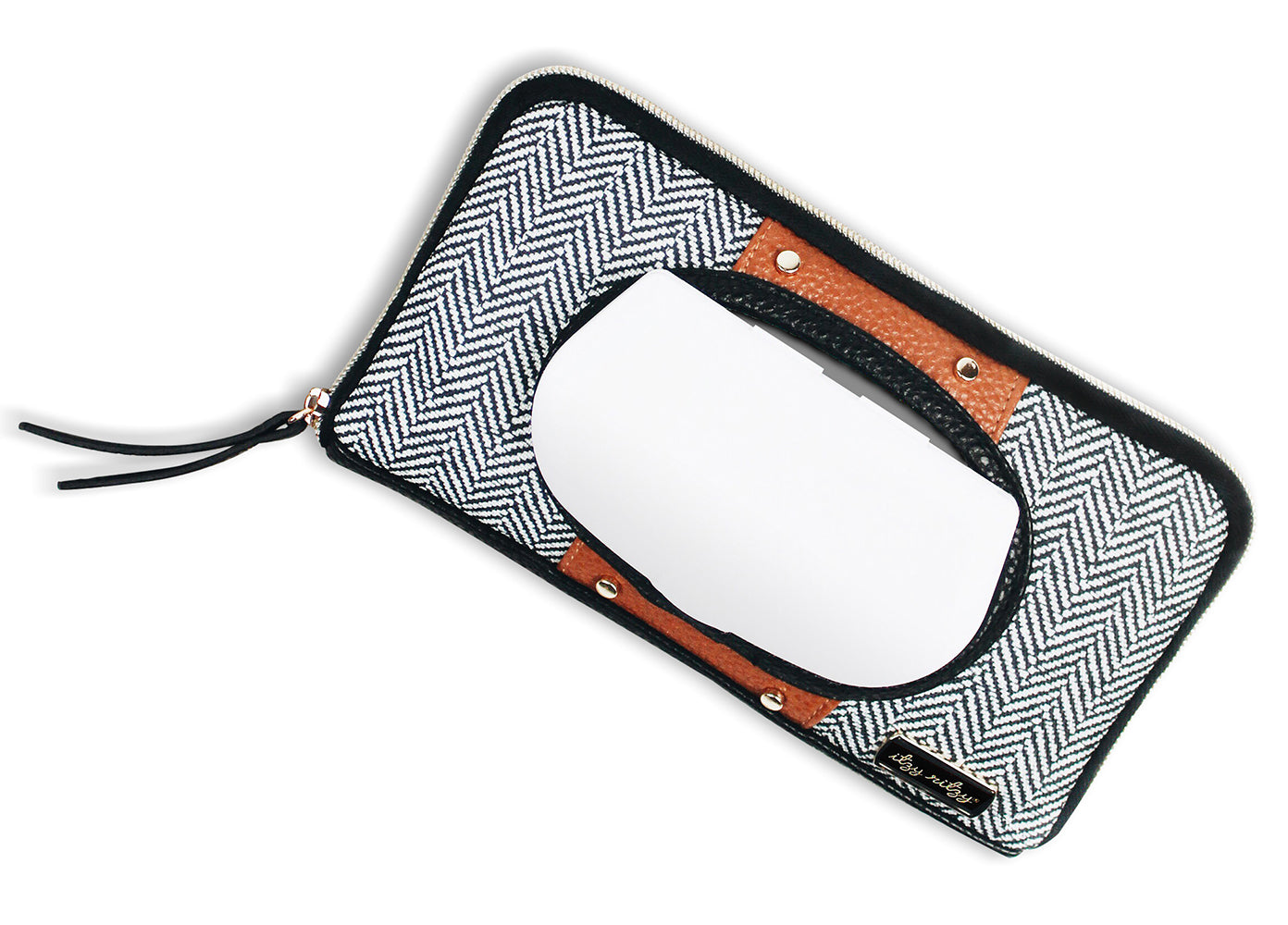 Travel Wipes Case - Coffee & Cream