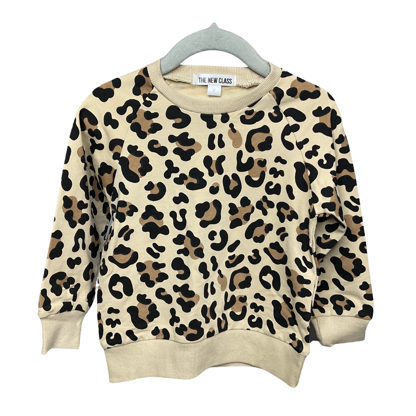 Animal Print Pullover Sweatshirt