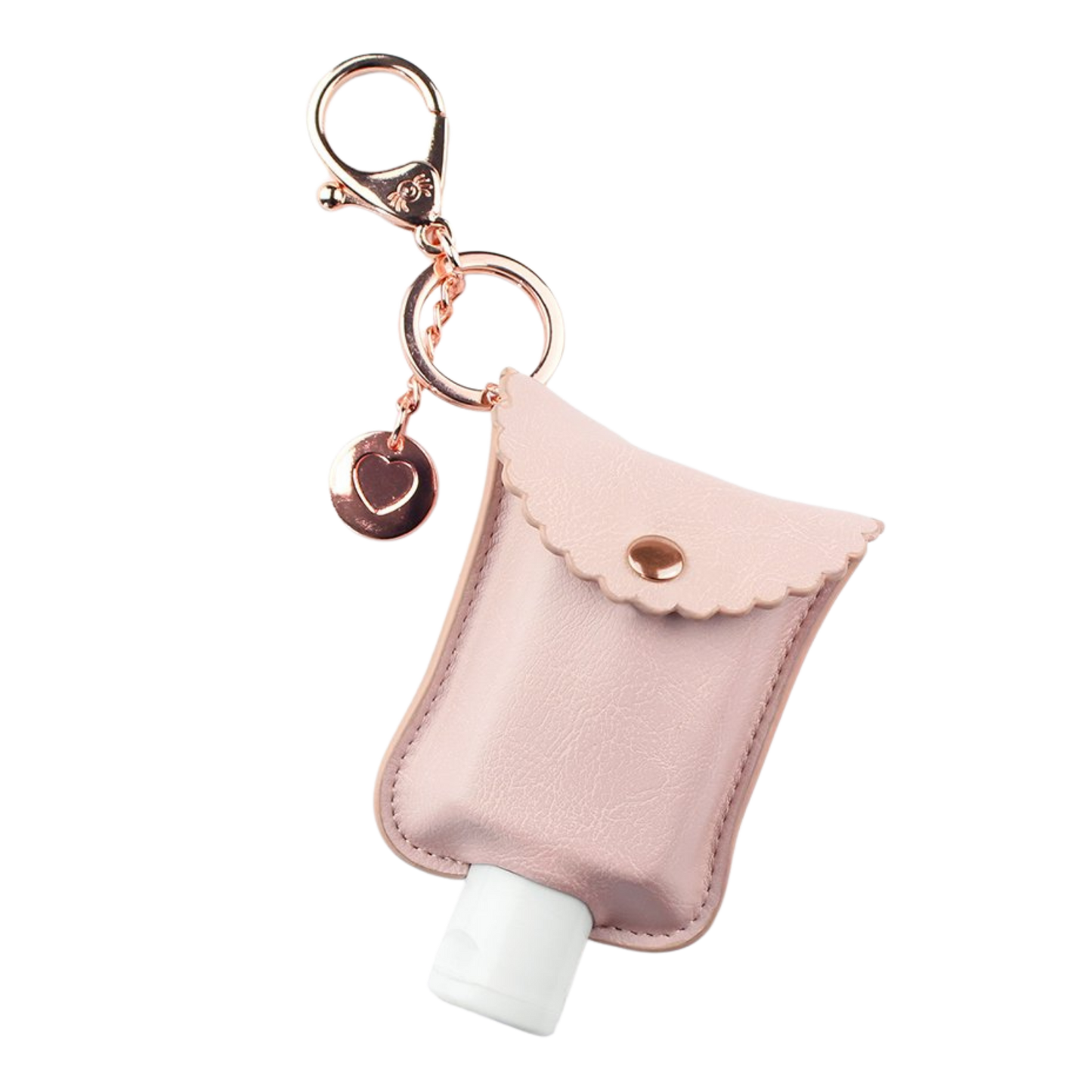 Blush Hand Sanitizer Charm Keychain