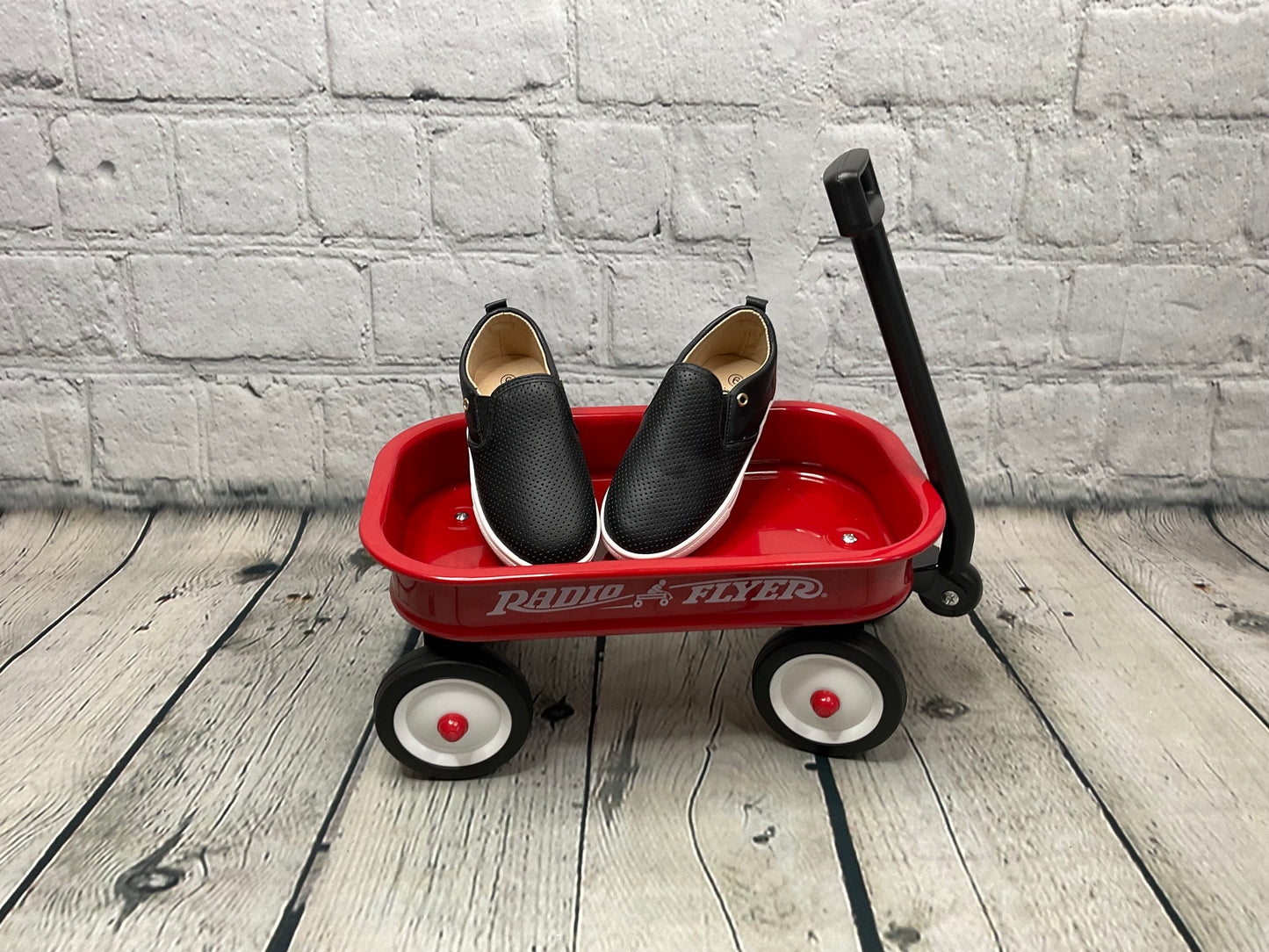 Black Quinn Slip On Shoes