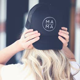 MAMA Trucker Hat - Black