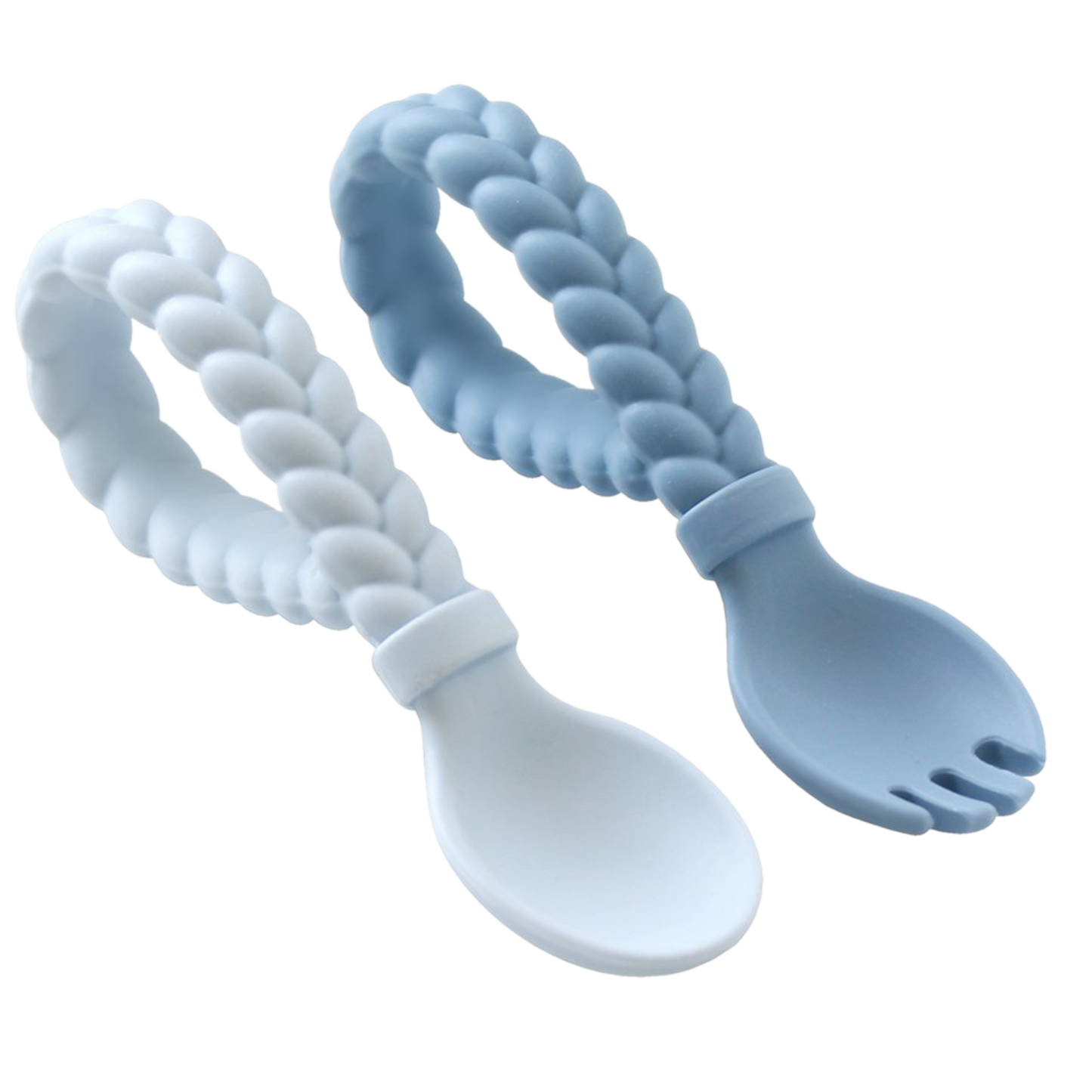 Blue Sweetie Spoons + Fork Set