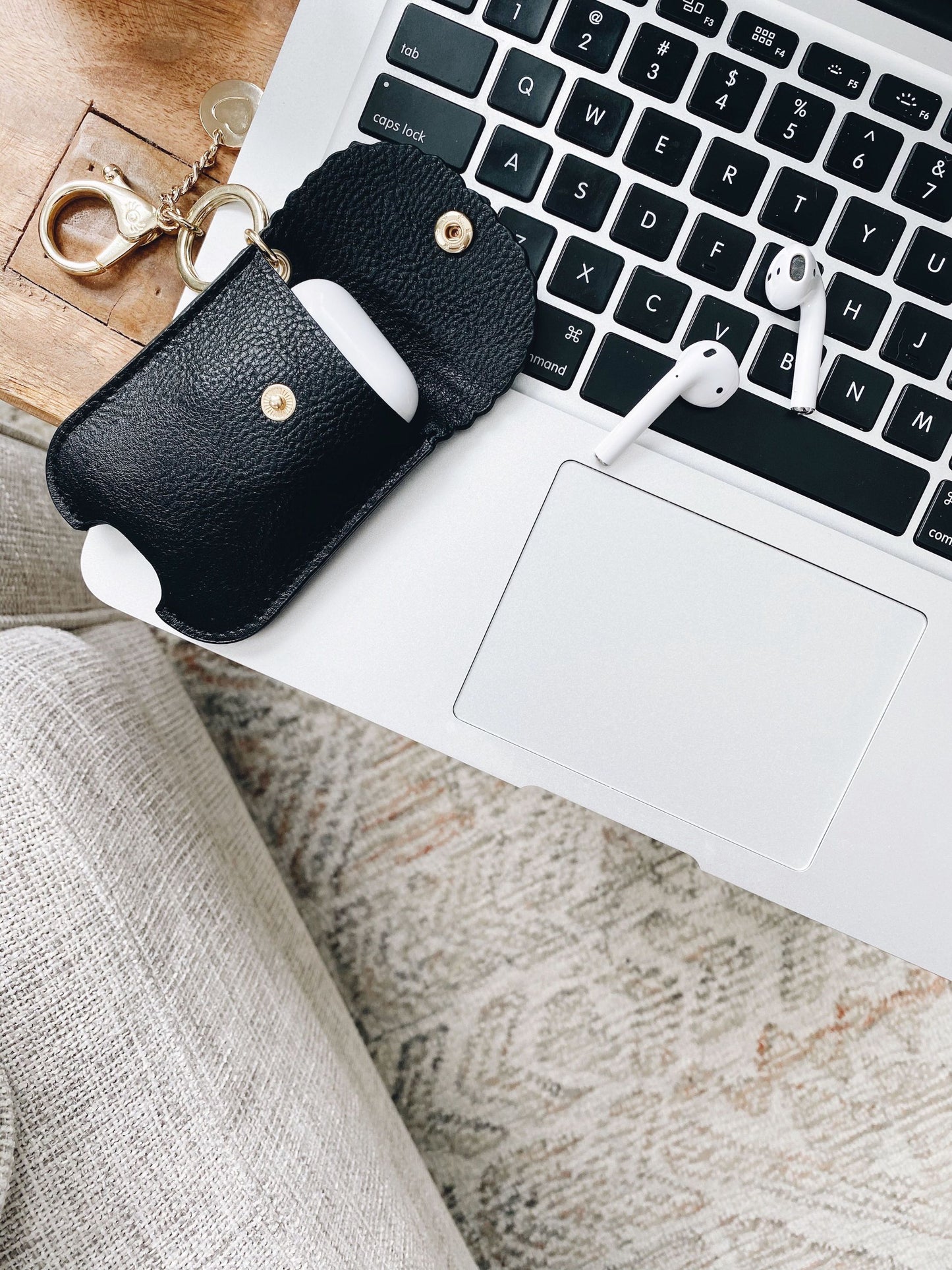 Black Hand Sanitizer Charm