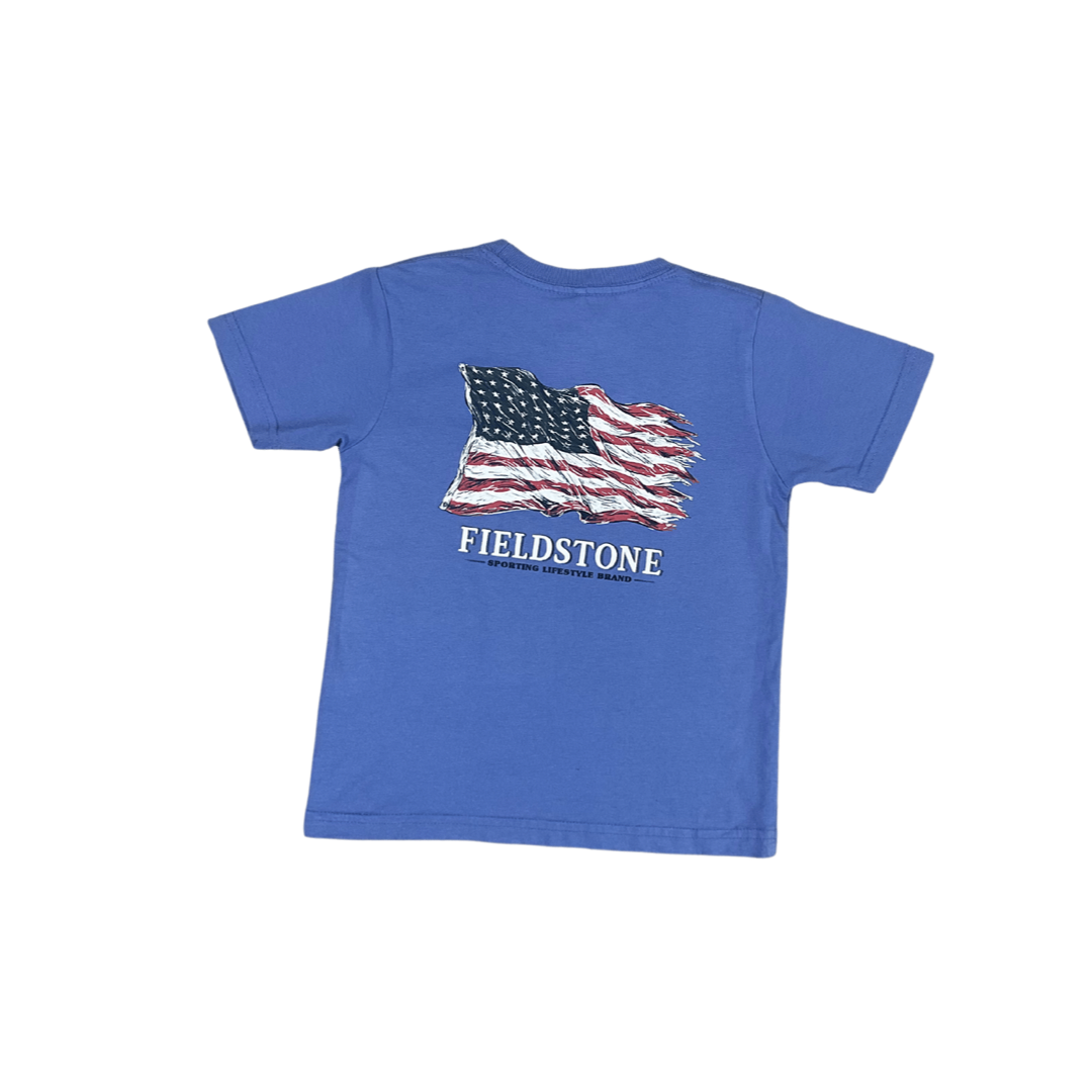Distressed Flag Tee