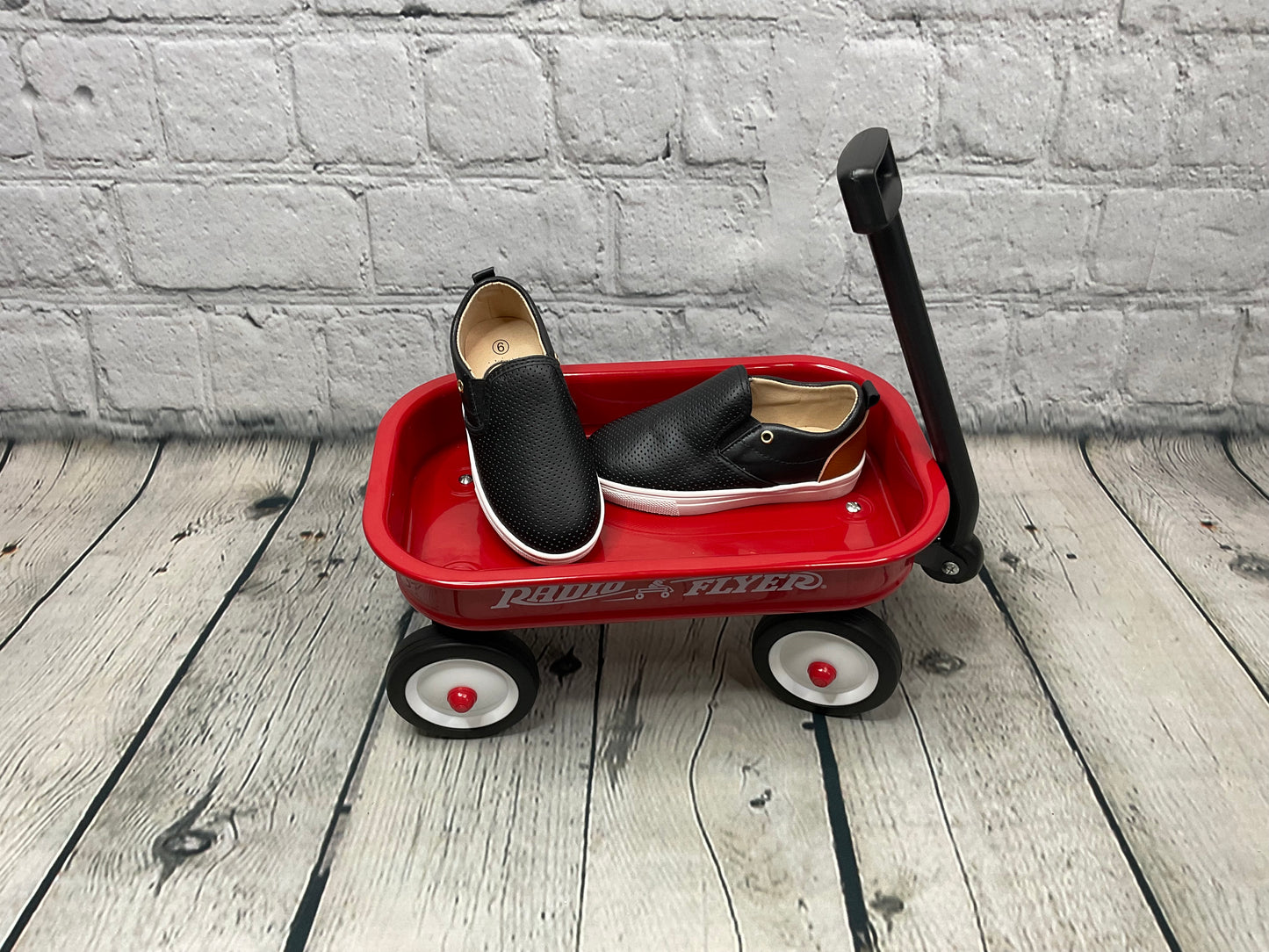 Black Quinn Slip On Shoes