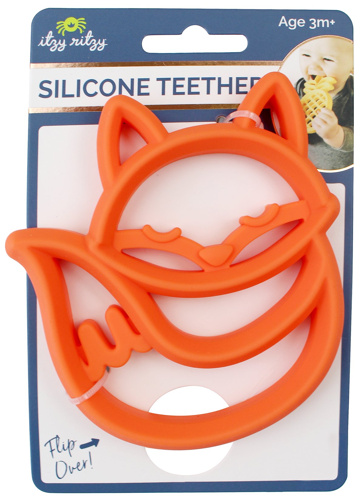 Chew Crew Silicone Fox Baby Teether